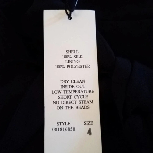 Adrianna Papell Silk Dress Size 4 NWT - Picture 9 of 9